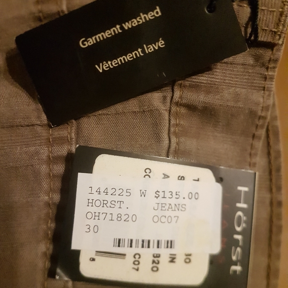 👖 Unique Designer Horst Jeans Striped Brown Pants - Picture 7 of 7
